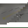 Mexen Kioto душ кабина Walk-in 110 x 200 см, бял модел 8 мм, златен - 800-110-101-50-85