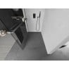 Mexen Kioto+ стенен душ с полка Walk-in 140 x 200 см, прозрачен, gun metal - 800-140-121-95-00
