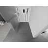 Mexen Kioto+ стена за душ с рафт Walk-in 140 x 200 см, матово стъкло, Gun gray четкан - 800-140-121-66-30