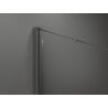 Mexen Kioto+ душова стена с полка Walk-in 140 x 200 см, прозрачна/матова, gun metal - 800-140-121-95-35