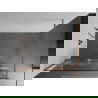Mexen Kioto+ душ панел с рафт Walk-in 120 x 200 cm, бял модел, матиран месинг - 800-120-121-65-85