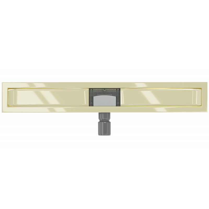 Mexen Flat корпус за линейно оттичане 80 см, златен - 1515080
