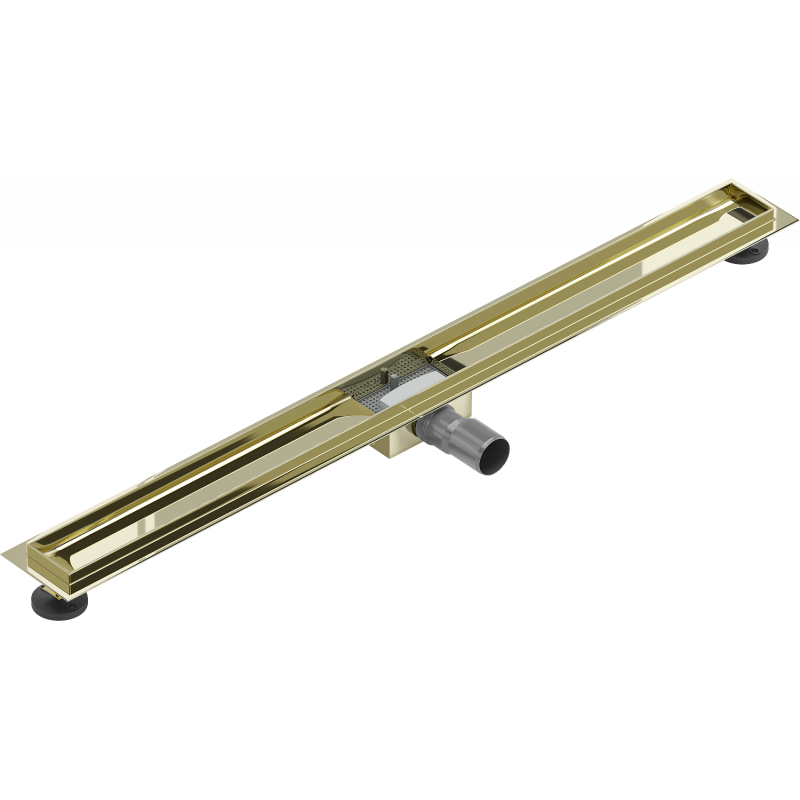 Mexen Flat корпус за линеен сифон 100 cm, златен - 1515100