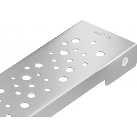 Mexen M12 маска за линейни оттоци 70 см, инокс - 1021070