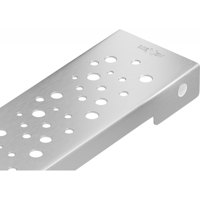 Mexen Flat M12 покривка за линеен сифон 90 см, инокс - 1021090