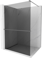 Mexen Kioto+ душ кабина с рафт Walk-in 70 x 200 см, графит, gun metal - 800-070-121-95-40