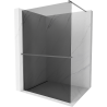 Mexen Kioto+ душ параван със стойка Walk-in 90 x 200 см, графит, gun metal - 800-090-121-95-40