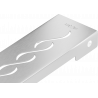 Mexen Flat M18 маскировка за линеен отвод 100 см, инокс - 1023100