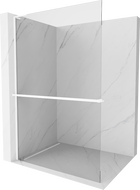 Mexen Kioto+ L душова стена с рафт Walk-in 100 x 200 см, прозрачно, бяло - 800-100-123-20-00