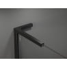 Mexen Kioto+ L душ кабина с рафт Walk-in 120 x 200 см, прозрачен, черен - 800-120-123-70-00