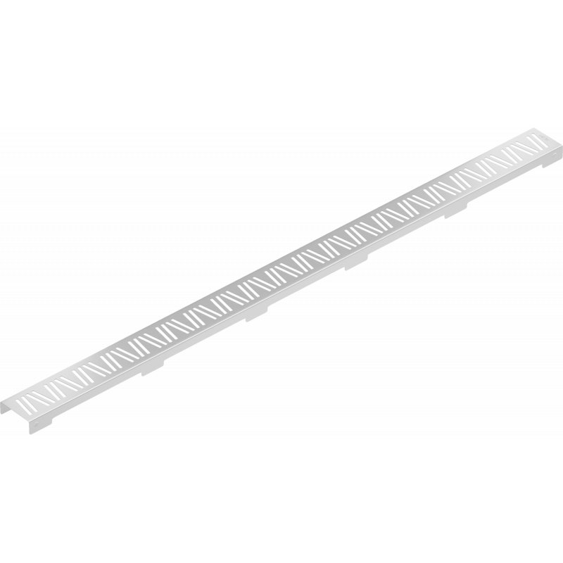 Mexen Flat M22 декоративна решетка за линейно оттичане 100 см, инокс - 1029100