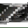 Mexen Kioto+ Душова стена с полка Walk-in 70 x 200 см, огледало, четкан мед - 800-070-121-65-50