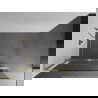 Mexen Kioto+ L стенка за душ с рафт Walk-in 75 x 200 cm, прозрачен, златист шлифован - 800-075-123-55-00