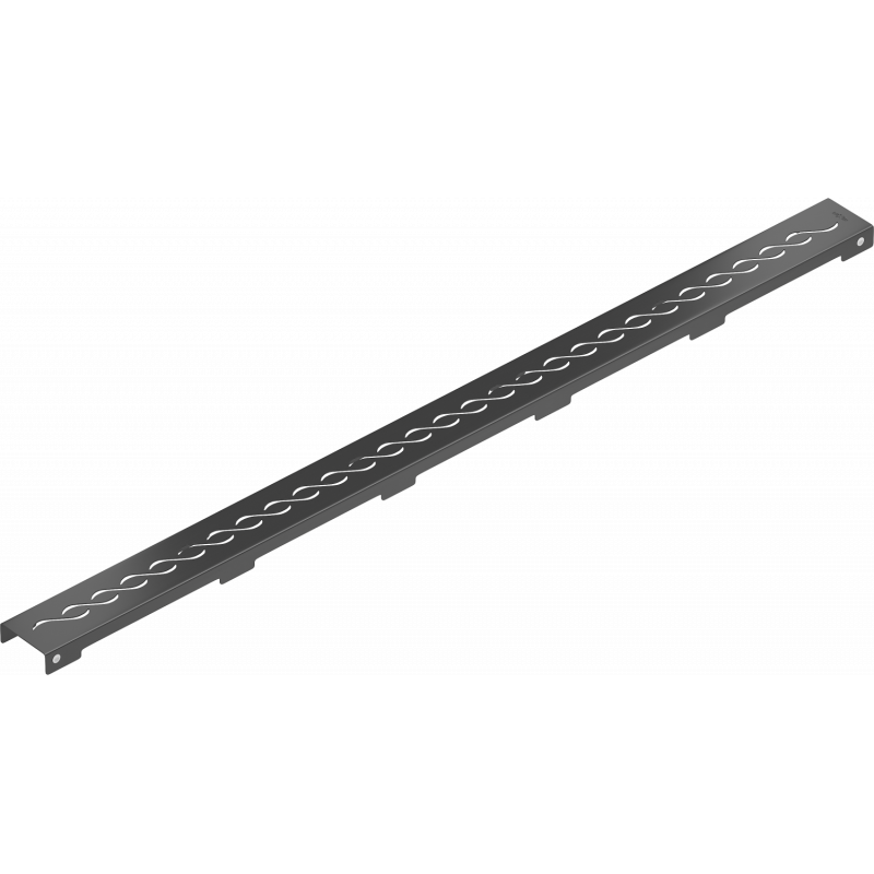 Mexen Flat M18 капак за линеен сифон 100 см, черен - 1723100