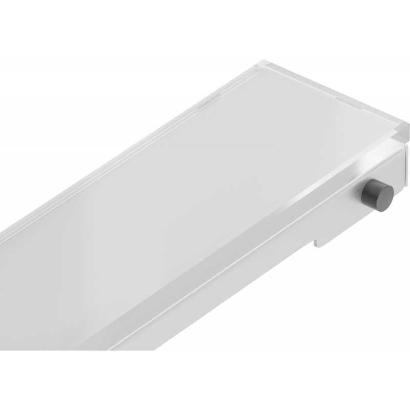 Mexen Flat MGW маскировка за линейно оттичане 50 cm, бяло стъкло - 1027050