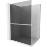 Mexen Kioto+ L душ кабина с рафт Walk-in 80 x 200 см, графит, бяла - 800-080-123-20-40