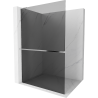 Mexen Kioto+ L душ кабина с рафт Walk-in 90 x 200 см, графит, хром - 800-090-123-01-40
