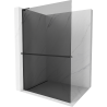 Mexen Kioto+ L душ кабина с рафт Walk-in 90 x 200 см, графит, черен - 800-090-123-70-40