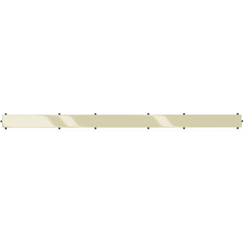 Mexen Flat M13 покритие 2в1 за линейно оттичане 80 см, златно - 1519080