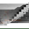 Mexen Kioto+ L душ кабина с рафт Walk-in 90 x 200 см, черен модел, brushed мед - 800-090-123-65-70
