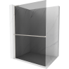 Mexen Kioto+ L душова стена с рафт Walk-in 70 x 200 см, графит, четкан никел - 800-070-123-97-40