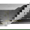 Mexen Kioto+ L душ стенд с рафт 90 x 200 см, графит, златен четкан - 800-090-123-55-40