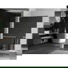 Mexen Kioto+ L душова стена с рафт Walk-in 80 x 200 см, огледало, бяла - 800-080-123-20-50
