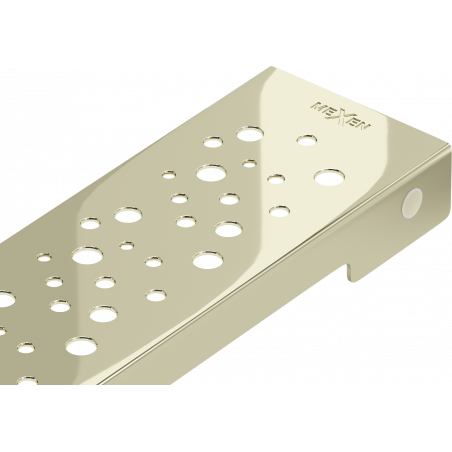 Mexen Flat M12 решетка за линеен сифон 100 cm, златна - 1521100