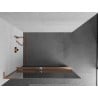 Mexen Kioto+ L стена за душ с рафт Walk-in 100 x 200 см, огледало, полирана мед - 800-100-123-65-50