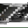 Mexen Kioto+ L преграда за душ кабина с рафт Walk-in 120 x 200 см, огледало, четкан никел - 800-120-123-97-50