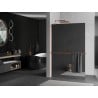 Mexen Kioto+ L стена за душ с рафт Walk-in 110 x 200 см, огледало, розово злато - 800-110-123-60-50