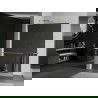 Mexen Kioto+ L душ кабина с рафт Walk-in 80 x 200 см, огледало, златна - 800-080-123-50-50