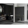 Mexen Kioto+ L душ кабина с рафт Walk-in 120 x 200 см, огледално, златно - 800-120-123-50-50