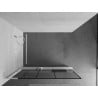 Mexen Kioto+ L душова стена с рафта Walk-in 110 x 200 см, черен модел, бял - 800-110-123-20-78