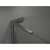 Mexen Kioto+ L стена с рафтове Walk-in 90 x 200 см, огледало, gun metal - 800-090-123-95-50