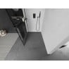 Mexen Kioto+ L стена за душ с рафт Walk-in 110 x 200 см, черен модел, черна - 800-110-123-70-77