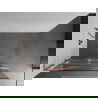 Mexen Kioto+ L душова стена с рафт Walk-in 90 x 200 см, бял модел, матова мед - 800-090-123-65-97