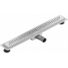 Mexen Flat M09 liniен отстъп 70 см, инокс - 1028070-15
