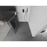 Mexen Kioto+ стена за душ с рафт Walk-in 110 x 200 см, матово стъкло, gun gray четкан - 800-110-121-66-09