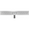 Mexen Flat M22 линейен отвод 70 см, inox - 1029070-15