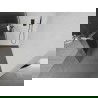 Mexen Kioto+ душ кабина с рафт Walk-in 90 x 200 см, матово черно, gun metal - 800-090-121-95-09