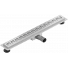 Mexen Flat M22 линейен отвод 70 см, inox - 1029070-15