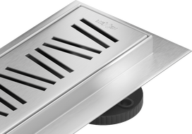 Mexen Flat M22 линейна отвод 70 см, инокс - 1029070-15