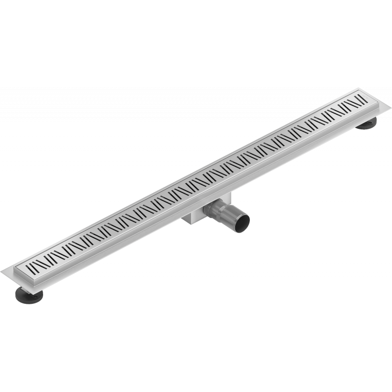 Mexen Flat Линеен отток M22, 90 см, inox - 1029090-15