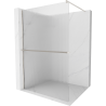 Mexen Kioto+ душ паравана с рафт Walk-in 140 x 200 см, прозрачно, матова нишка - 800-140-121-97-09