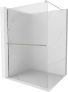 Mexen Kioto+ душ паравана с рафт Walk-in 140 x 200 см, прозрачно, матова нишка - 800-140-121-97-09