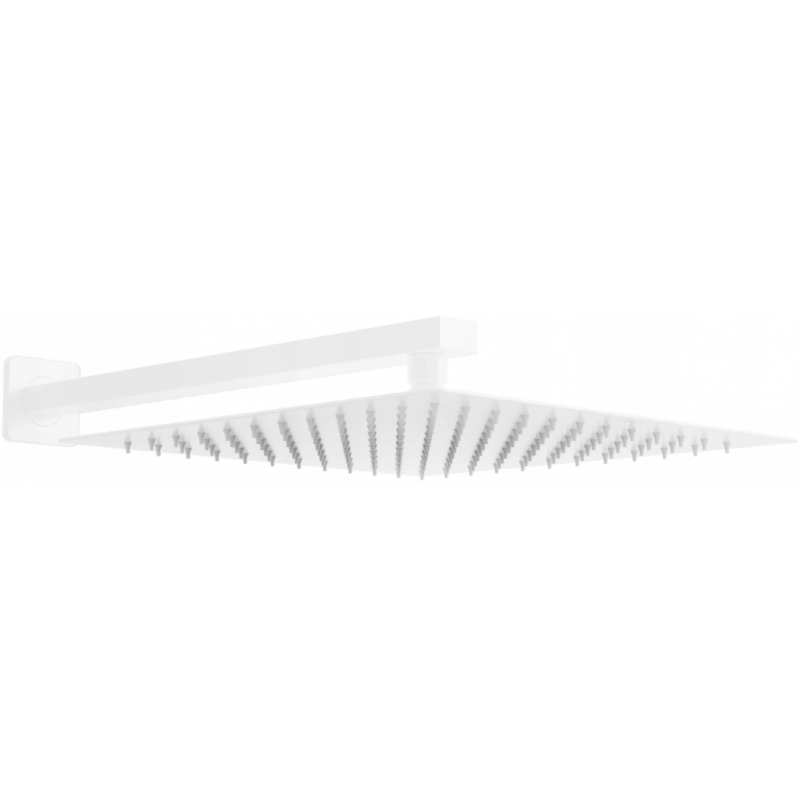 Mexen Slim душ 30 x 30 см с рамо за душ, бял - 79130112-20
