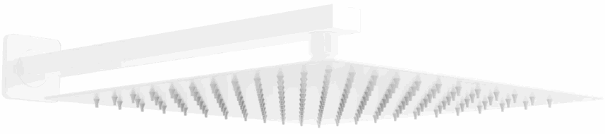 Mexen Slim душ 30 x 30 см с рамо за душ, бял - 79130112-20