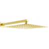 Mexen Slim дъждовалка 30 x 30 см с душ рамо, златно - 79130112-50
