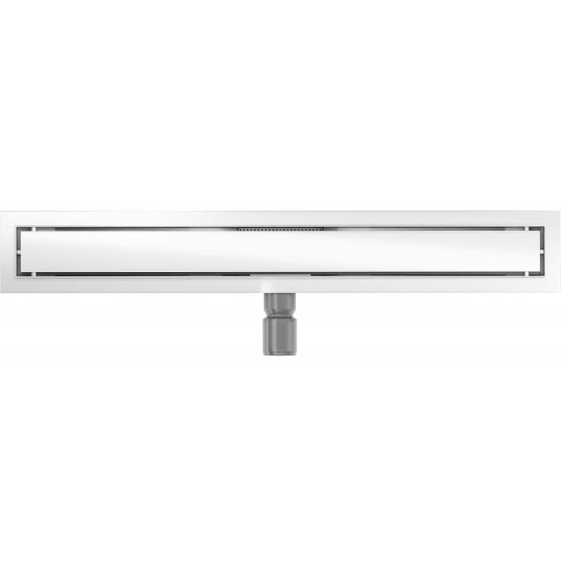 Mexen Flat MGW линейен отвод 50 cm, бяло стъкло - 1027050-15